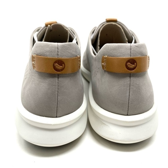 Clarks Un Rio Tie Stone Nubuck Sneakers 48716 - Picture 3 of 8